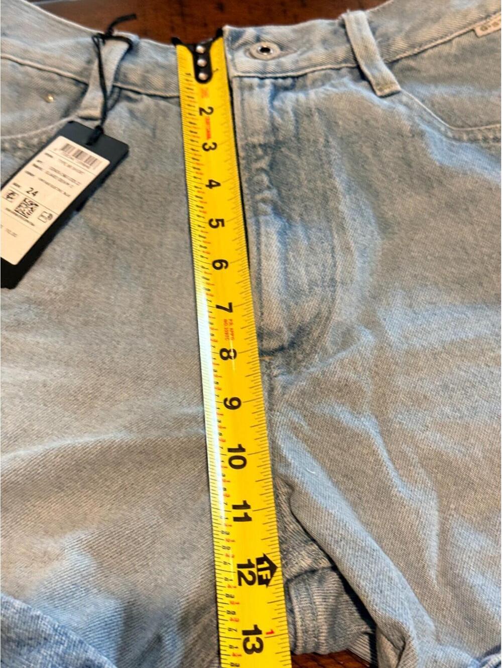 G Star Raw - Women's Type 89 Denim Short, Vintage Electric Blue, Size 24 - Picture 4 of 11